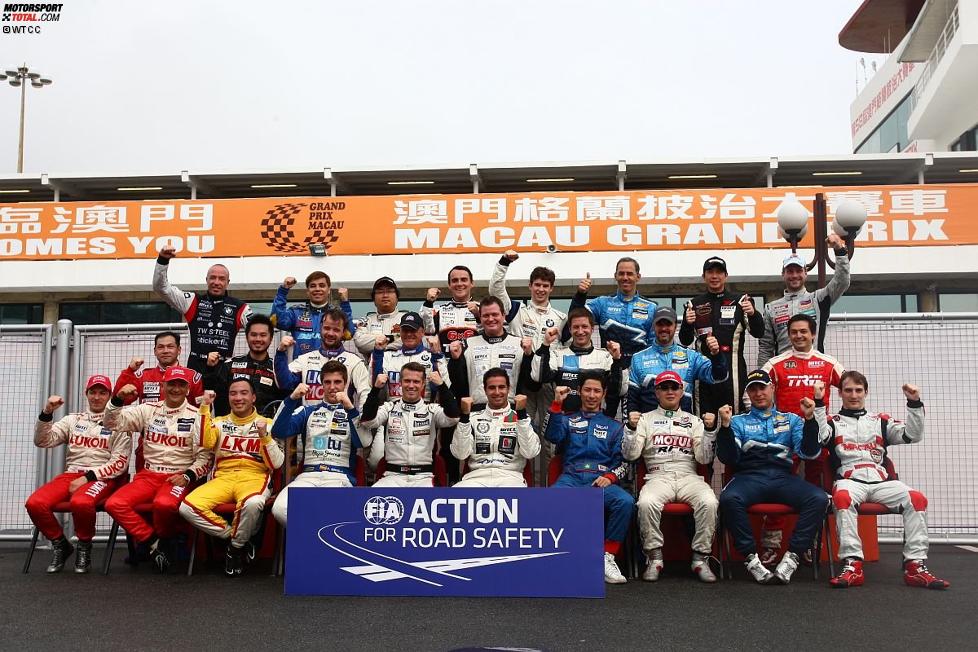 Die WTCC-Fahrer machen sich für eine FIA-Kampagne stark