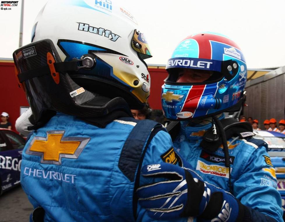 Yvan Muller (Chevrolet) und Robert Huff (Chevrolet) 
