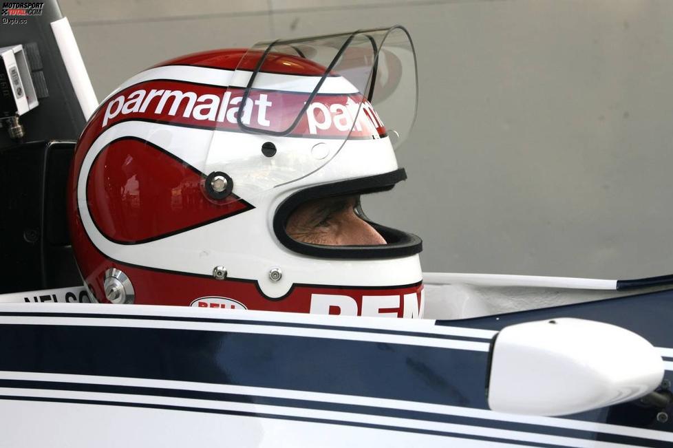 Nelson Piquet drehte Demorunden im Brabham-Ford BT49