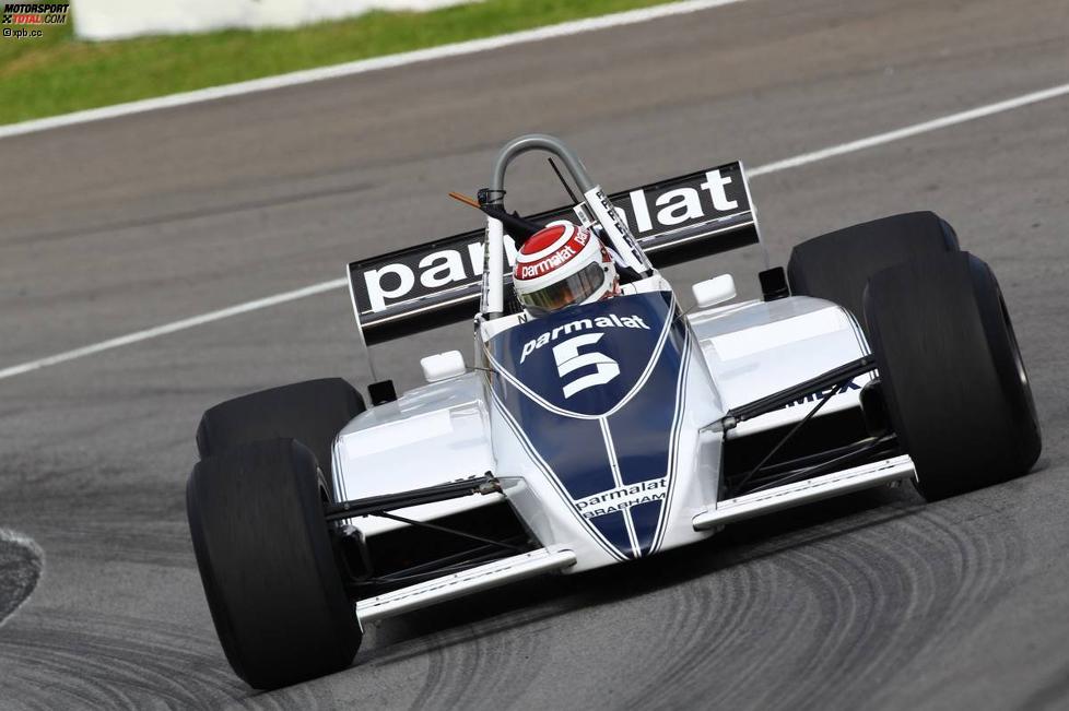 Nelson Piquet im Barbham-Ford BT49