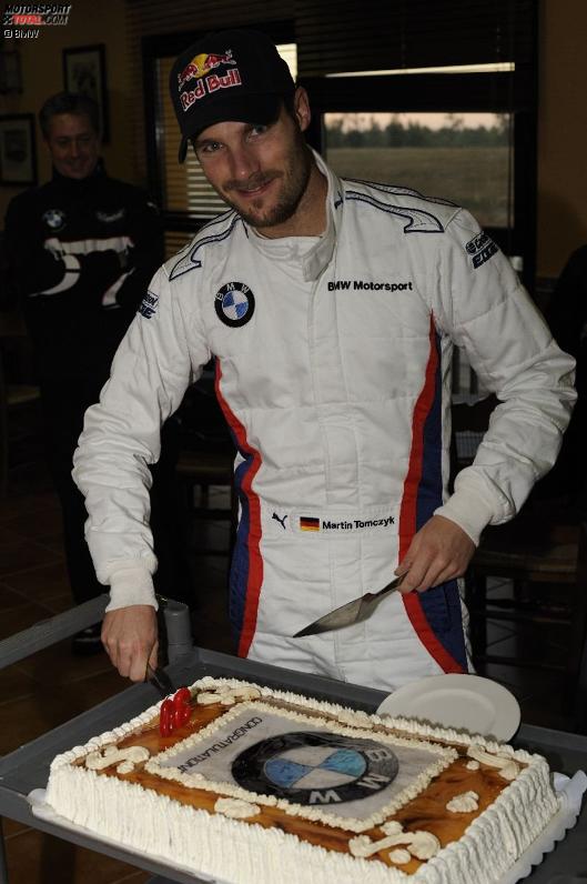 Martin Tomczyk (BMW) feiert seinen 30. Geburtstag