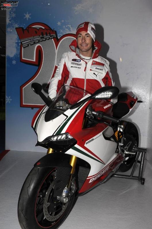 Nicky Hayden mit der Ducati 1199 Panigale