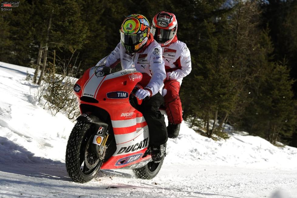 Valentino Rossi und Nicky Hayden