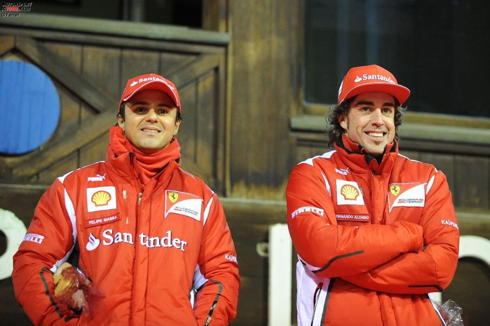 Felipe Massa und Fernando Alonso