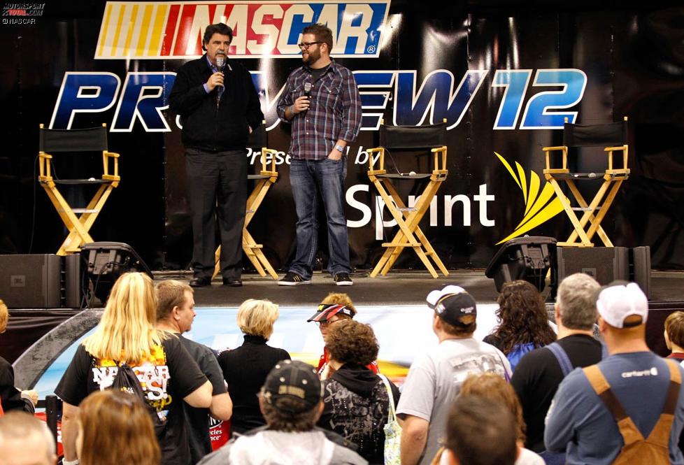 Podiumsdiskussion mit NASCAR-Präsident Mike Helton