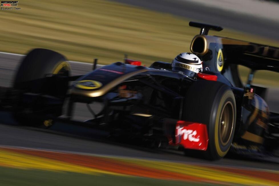 Kimi Räikkönen bei seinem ersten Formel-1-Test nach über zwei Jahren