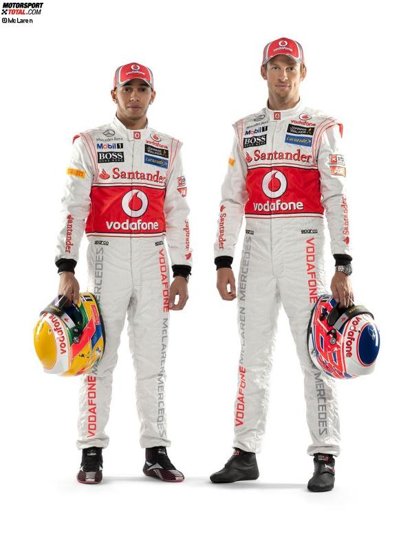 Lewis Hamilton und Jenson Button (McLaren)