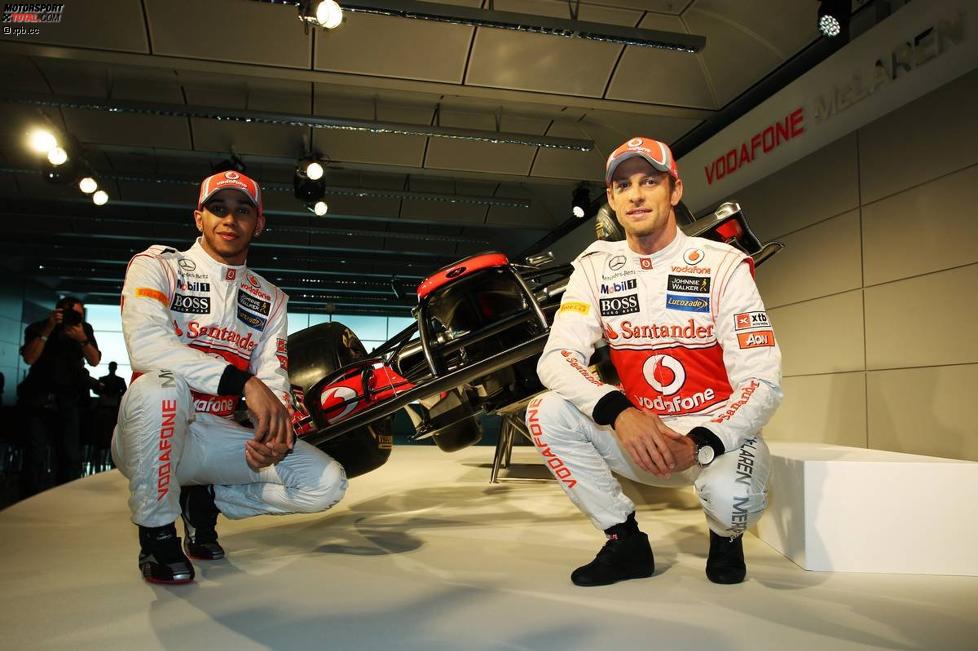 Lewis Hamilton und Jenson Button (McLaren) 