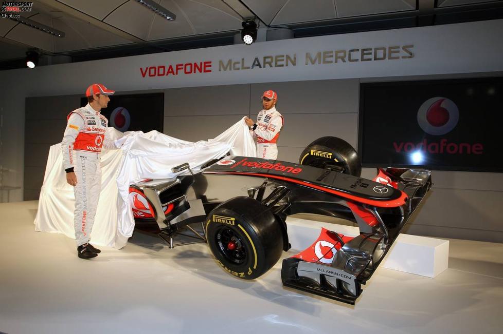 Lewis Hamilton und Jenson Button (McLaren) 