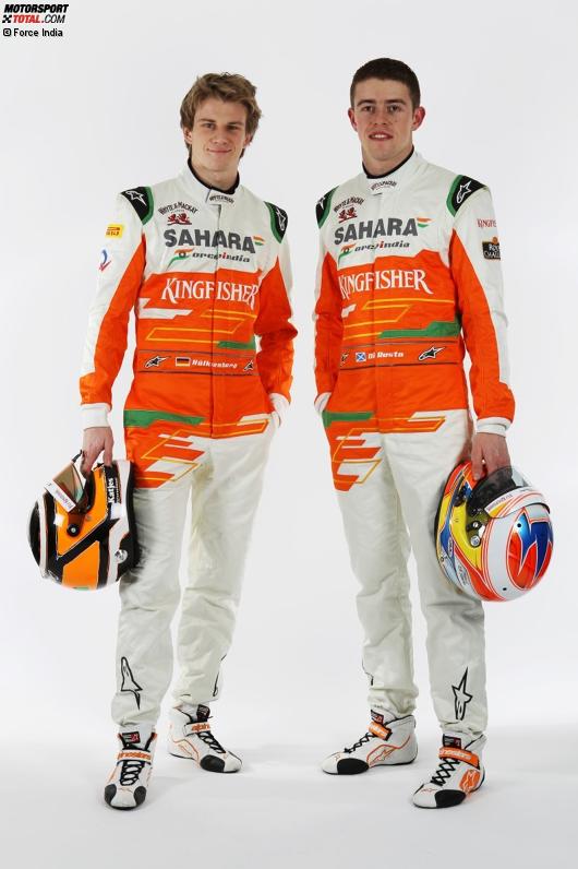 Nico Hülkenberg und Paul di Resta (Force India) 