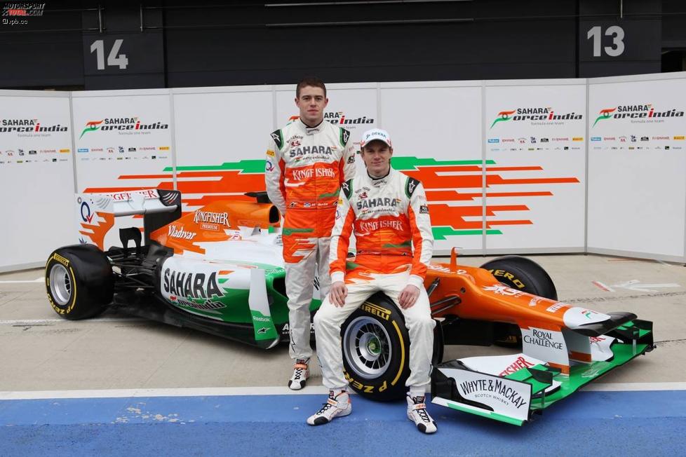 Paul di Resta und Nico Hülkenberg (Force India)