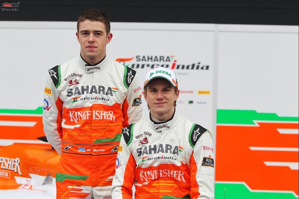 Paul di Resta und Nico Hülkenberg (Force India) 