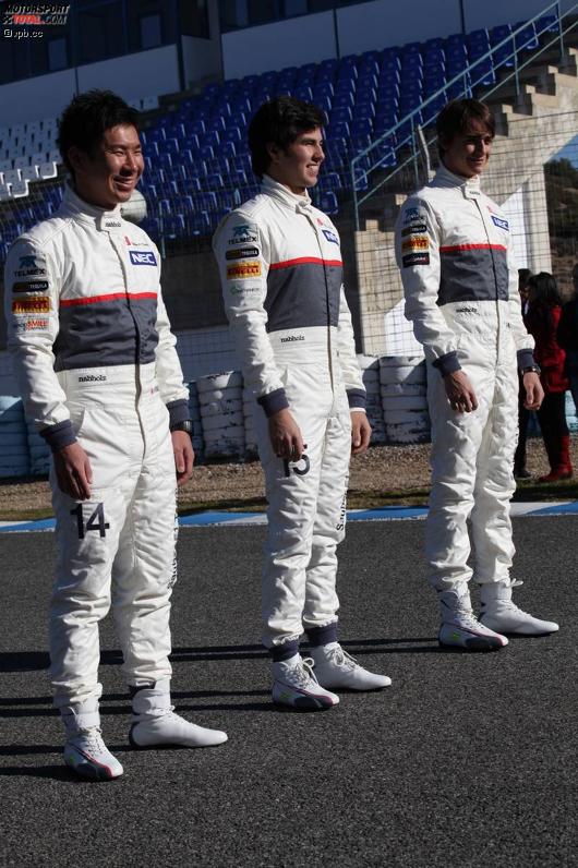 Kamui Kobayashi (Sauber) Esteban Gutierrez 