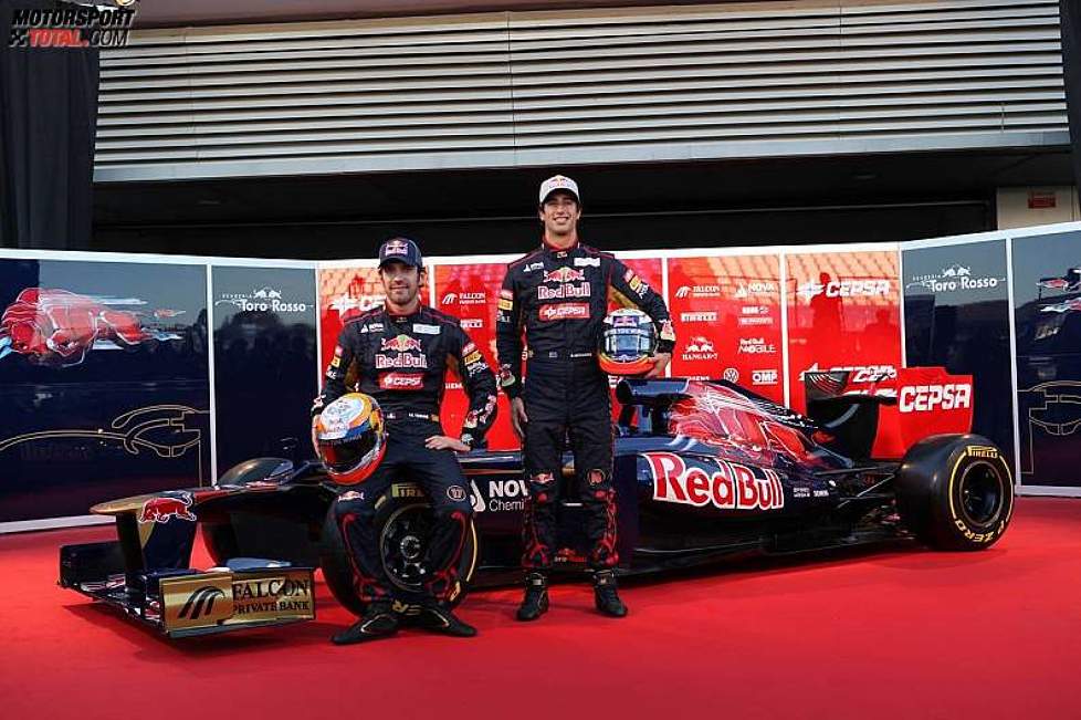 Daniel Ricciardo und Jean-Eric Vergne (Toro Rosso)  