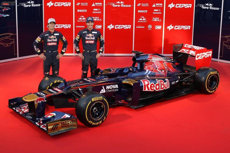 Daniel Ricciardo und Jean-Eric Vergne (Toro Rosso)