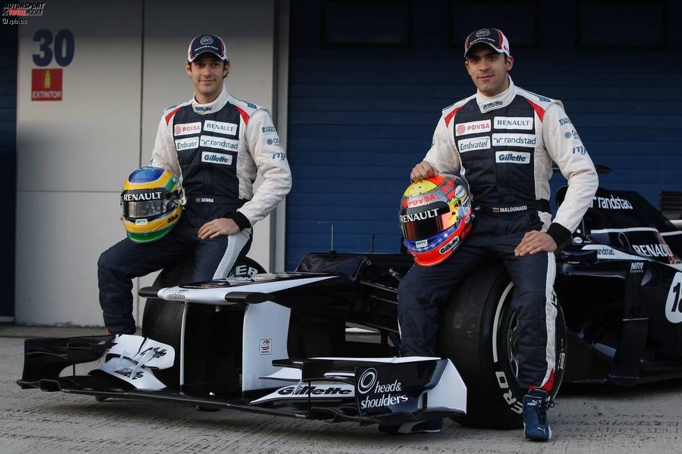 Bruno Senna und Pastor Maldonado (Williams) 