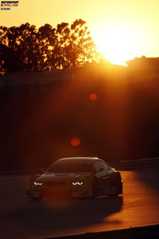 Der BMW M3 DTM bei Testfahrten in Estoril