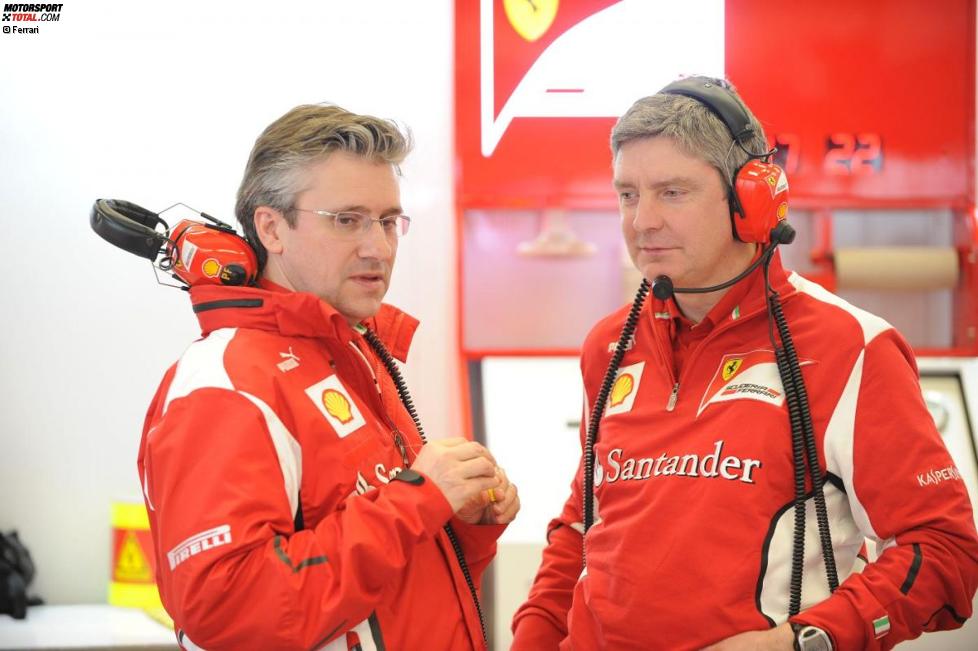 Pat Fry und Steve Clark (Ferrari)