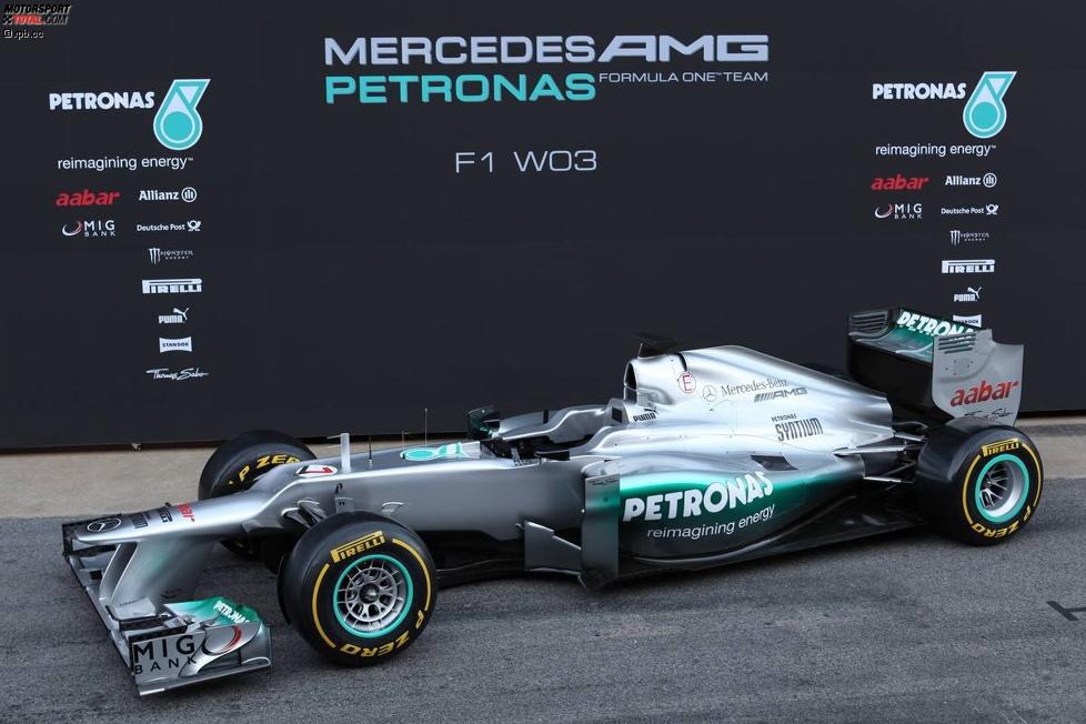 Der neue Mercedes F1 W03