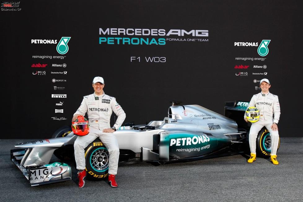 Michael Schumacher und Nico Rosberg 
