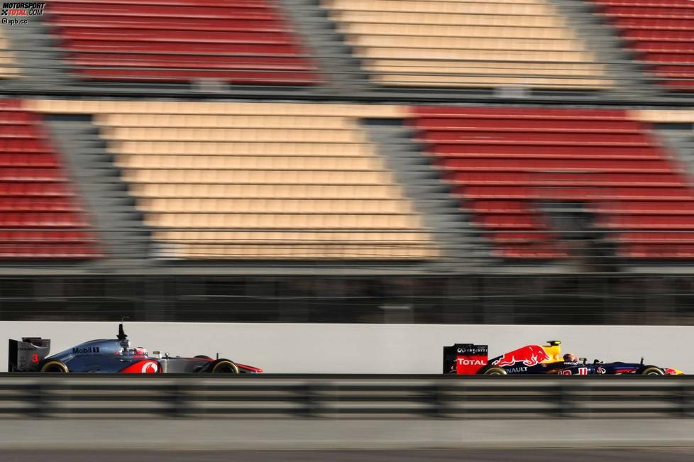 Jenson Button (McLaren) Mark Webber (Red Bull) 