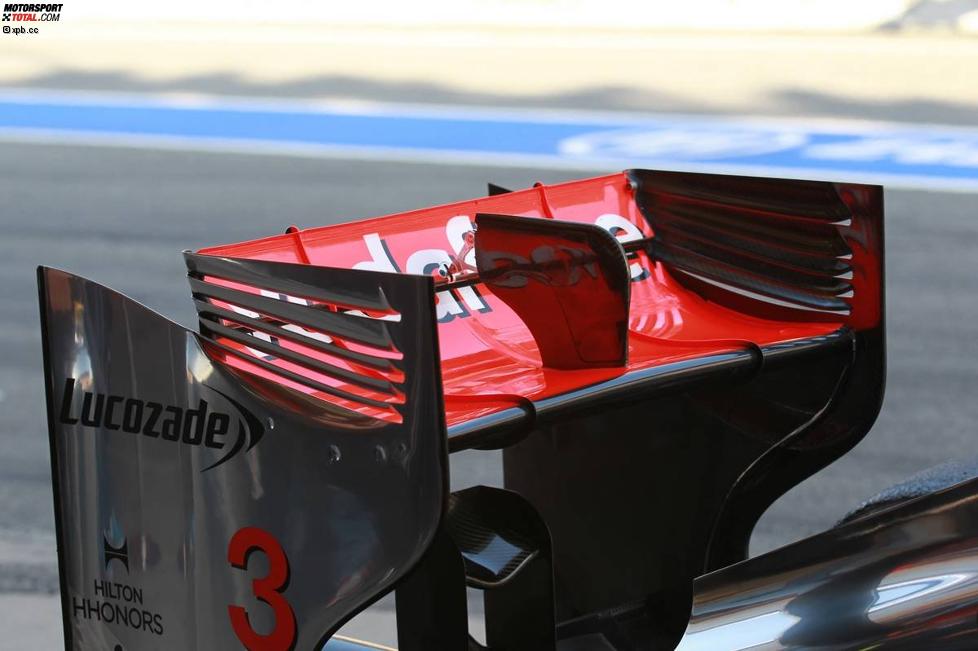 Heckflügel von Jenson Button (McLaren) 