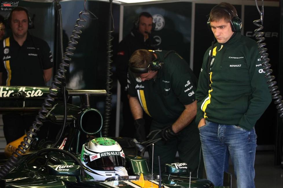 Heikki Kovalainen (Caterham) und Witali Petrow (Caterham) 