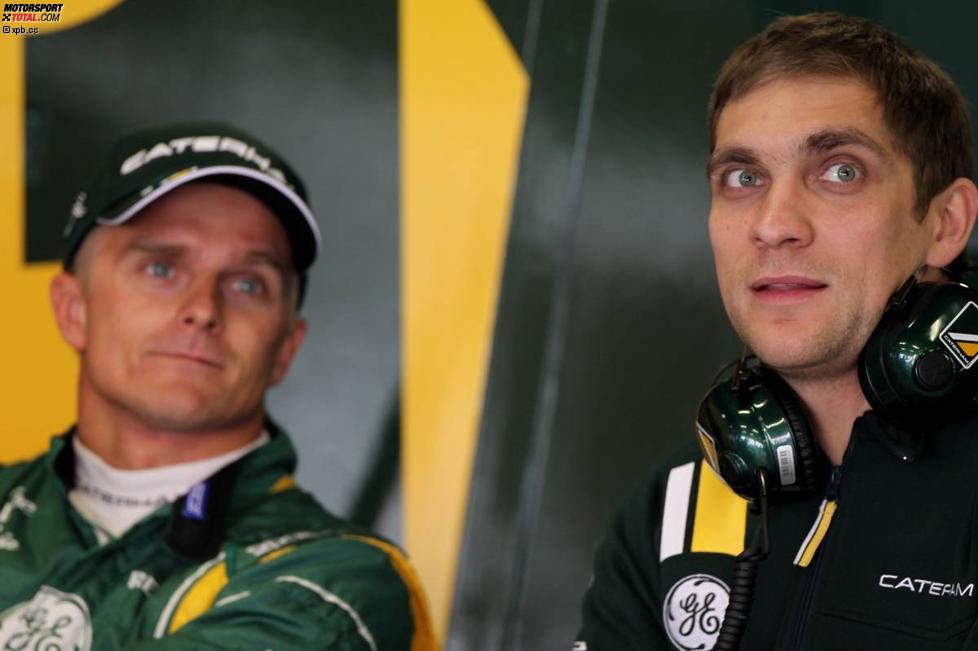 Witali Petrow (Caterham) und Heikki Kovalainen (Caterham) 