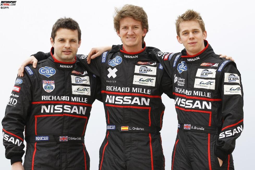 Alex Brundle, Lucas Ordonez und Tom Kimber-Smith (Greaves Zytek-Nissan)
