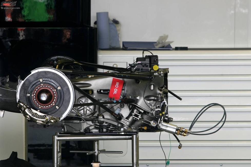 Getriebe und Heckaufhängung eines Force India VJM05