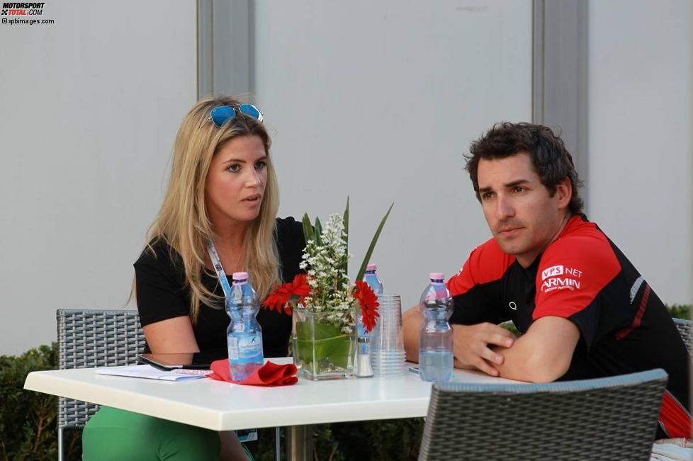 Timo Glock (Marussia) mit Freundin Isabell Reis