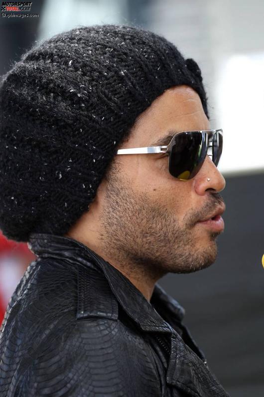 Lenny Kravitz schaute sich schon am Freitag um