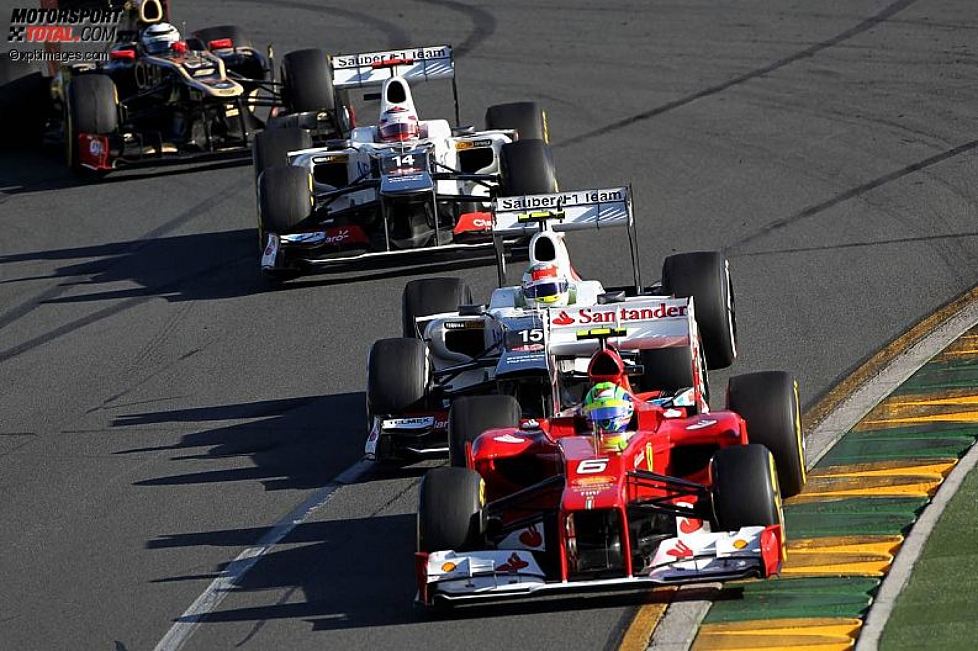 Felipe Massa (Ferrari) hatte auch im Rennen in Australien einen schweren Stand und war den Punkterängen nie wirklich nahe.