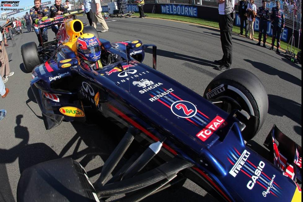 Das Podest verpasste Mark Webber (Red Bull) im Heimrennen knapp, aber immerhin konnte er endlich wieder ein brauchbares Ergebnis in Melbourne einfahren.