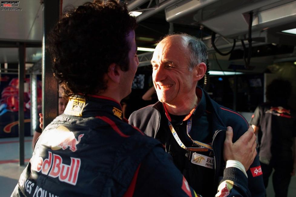 Lob vom Teamchef Franz Tost: Daniel Ricciardo (Toro Rosso) holte sich in Melbourne im ersten Rennen für Toro Rosso seine ersten WM-Zähler.
