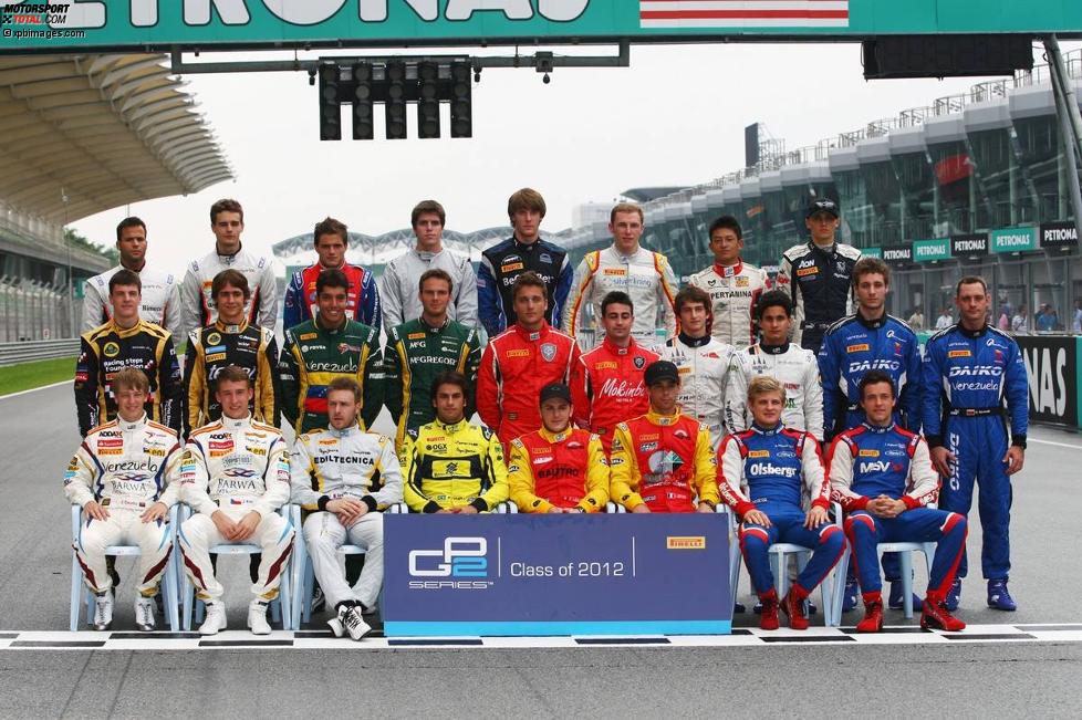 Das GP2-Fahrerfeld 2012