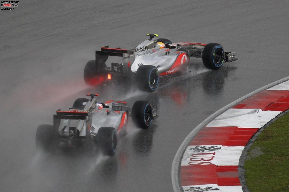 Lewis Hamilton und  Jenson Button (McLaren)