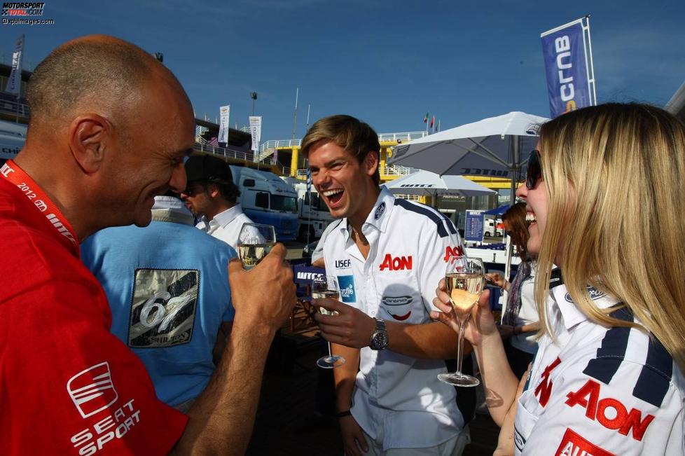 Gabriele Tarquini (Lukoil) und Tom Chilton (Aon) 