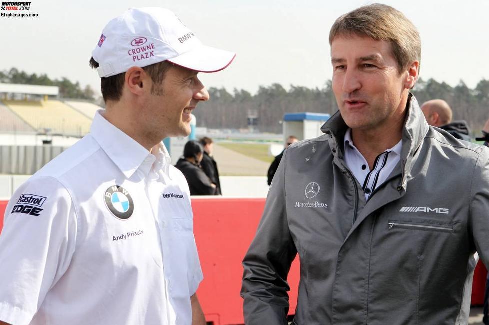Andy Priaulx (BMW Team RBM) und Bernd Schneider 