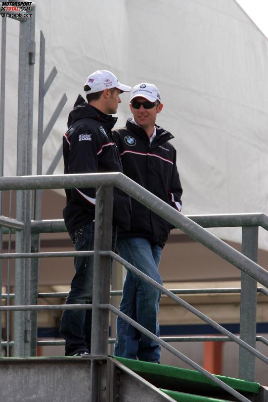 Andy Priaulx (BMW Team RBM) und Joey Hand (RMG) 