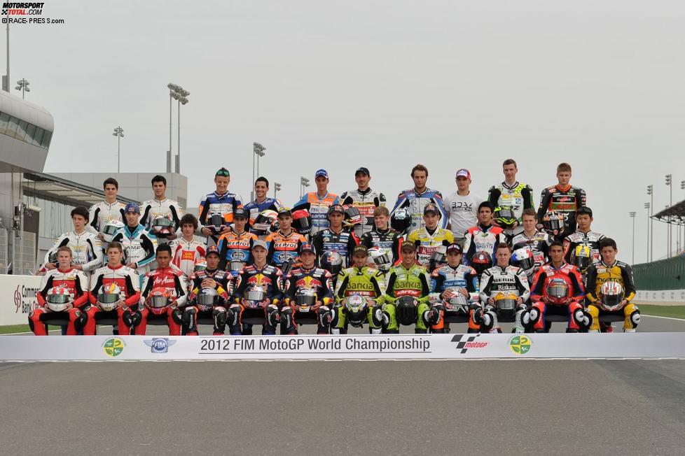 Die Moto3-Teilnehmer 2012