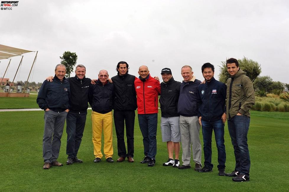 Die Teilnehmer des WTCC-Golfevents