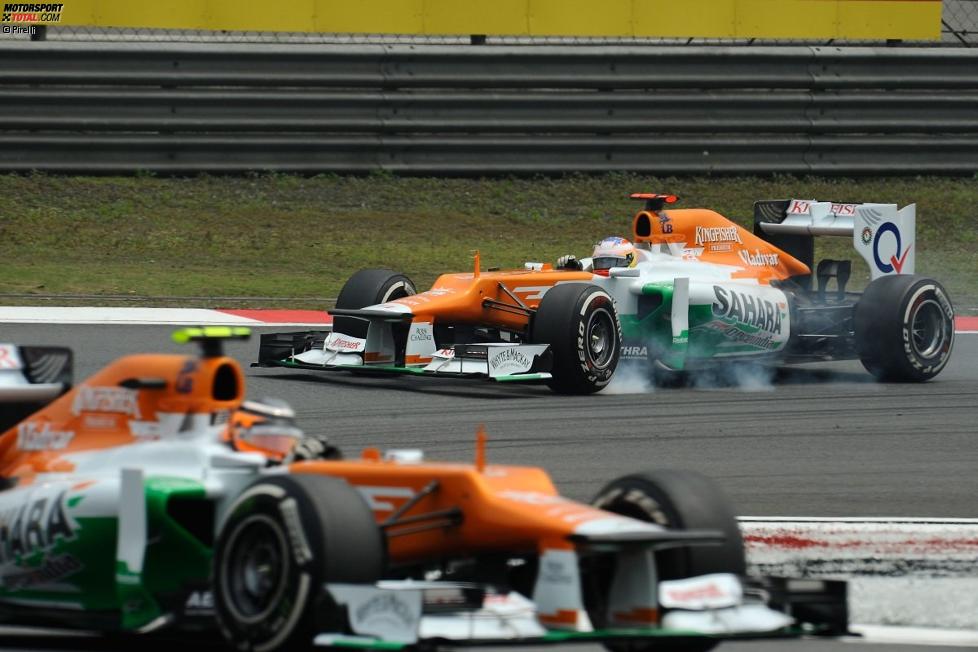 Nico Hülkenberg und Paul di Resta (Force India) 