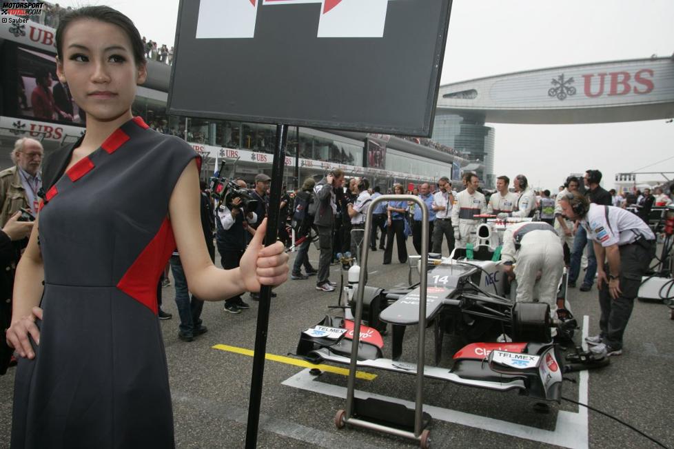 Gridgirl von Kamui Kobayashi (Sauber)