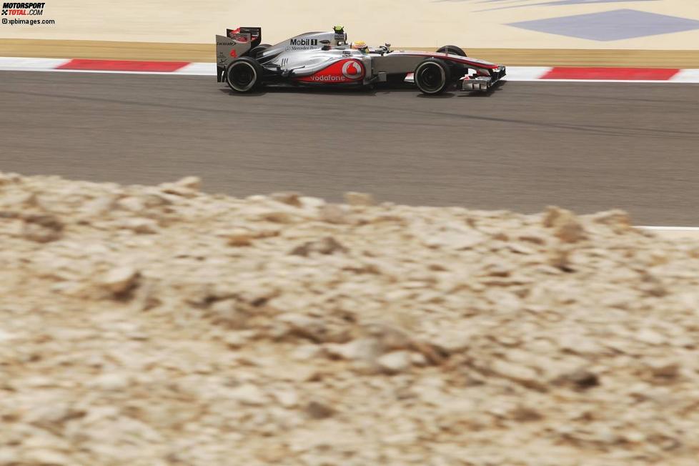 Lewis Hamilton (McLaren) war im 1. Freien Training wieder einmal der Schnellste - sein Auto ist wirklich auf allen Strecken konkurrenzfähig!