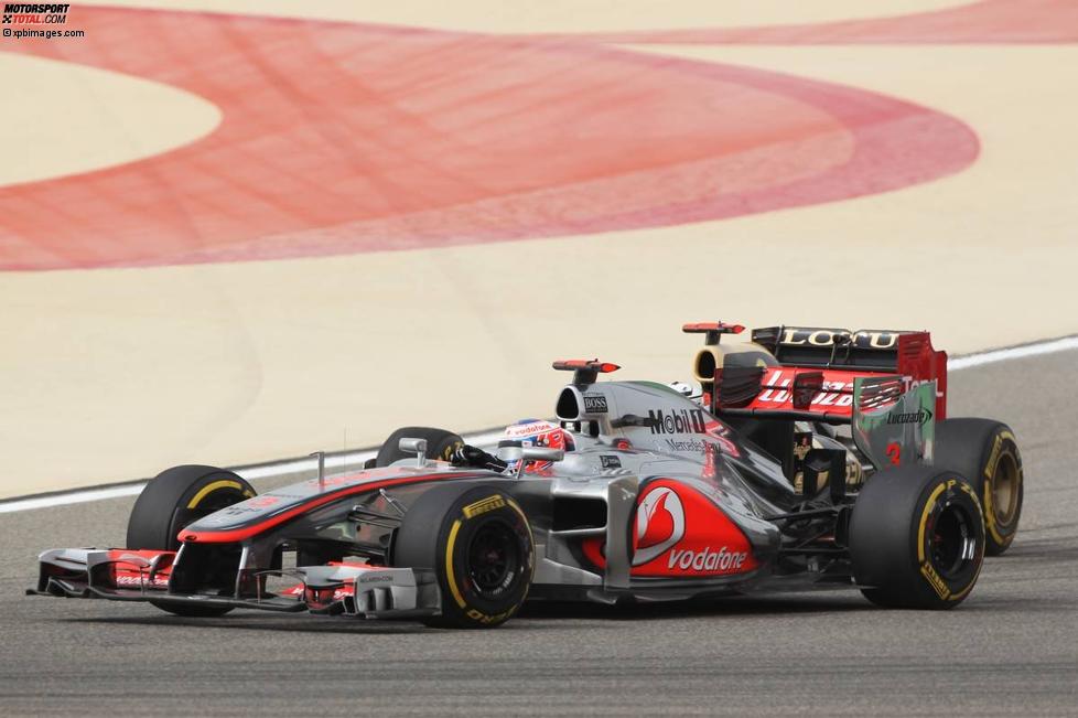 Jenson Button (McLaren) und Kimi Räikkönen (Lotus) 