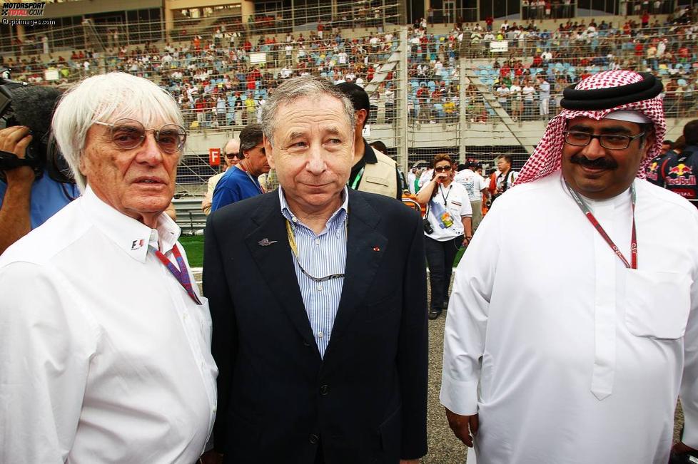 Bernie Ecclestone (Formel-1-Chef) und Jean Todt 