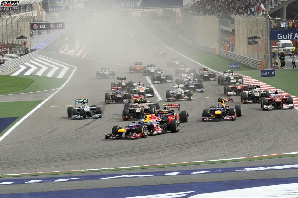 Start in Bahrain: Sebastian Vettel (Red Bull) 
