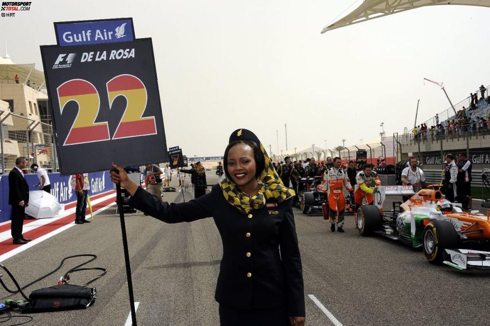 Gridgirl von Pedro de la Rosa (HRT) 