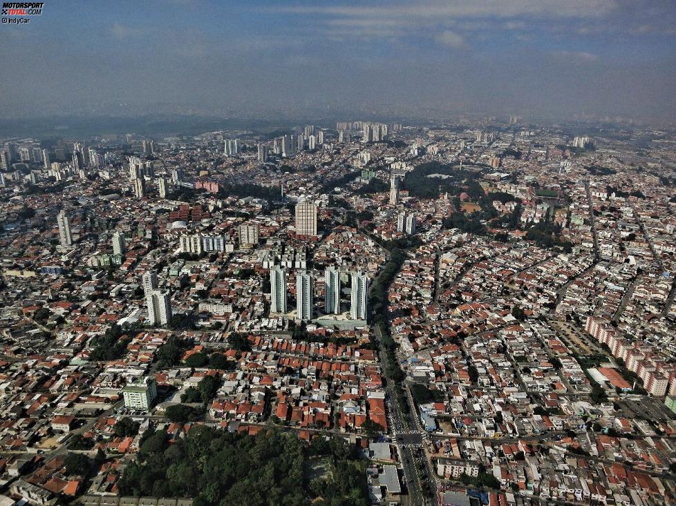 Die Millionenmetropole Sao Paulo